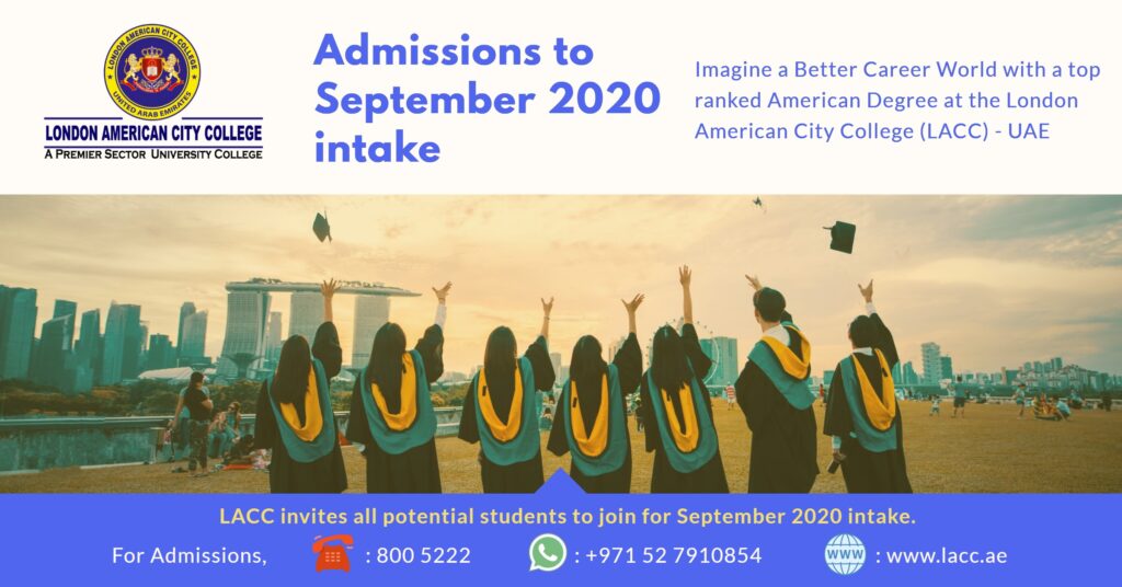 Imagine a Better Career World with a top ranked American Degree at the LACC - UAE